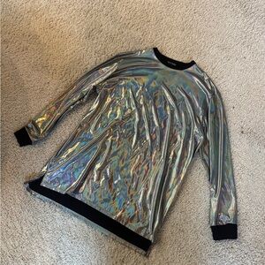 Current Mood Iridescent Dress with Black Accents